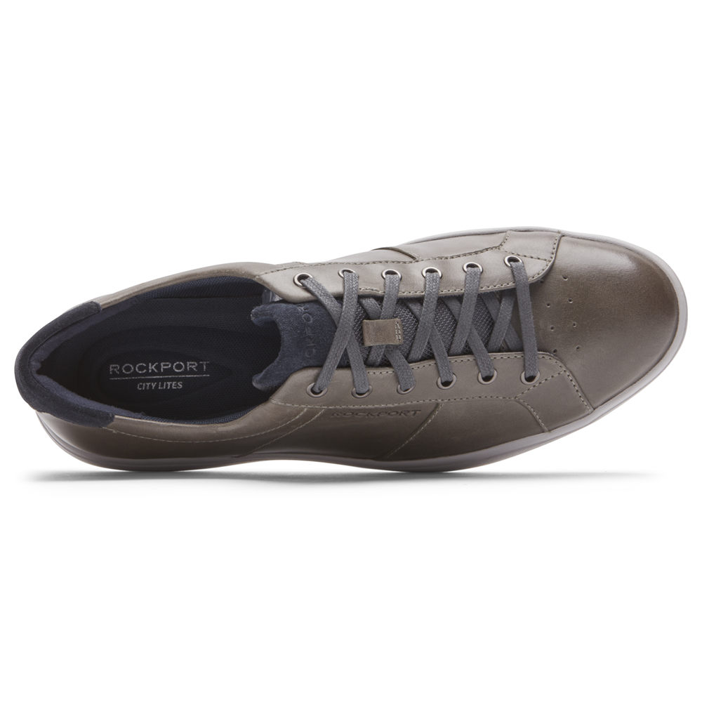 Rockport Mens Jarvis Lace-to-Toe - Sneakers Dark Grey - LAR718693